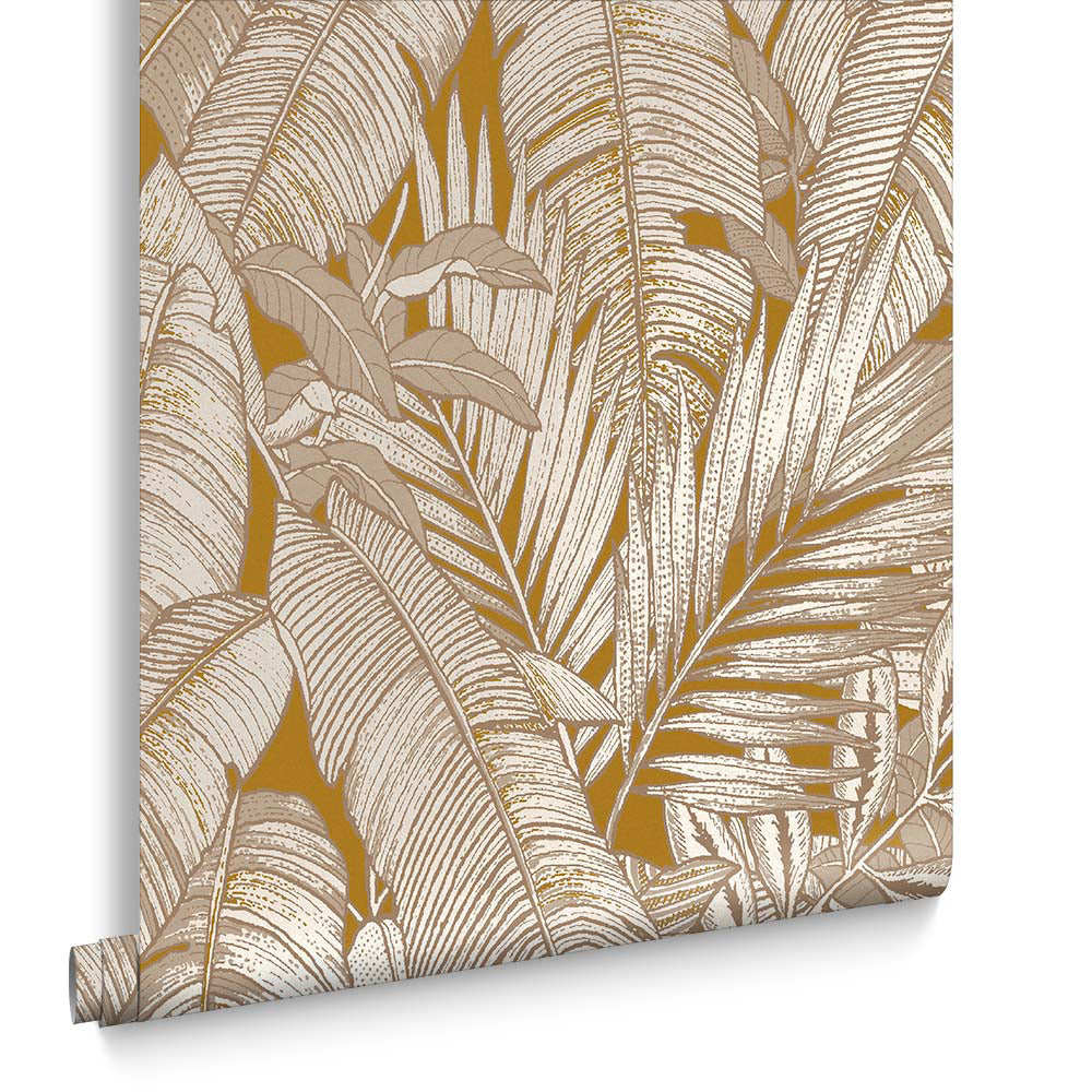 Graham & Brown vliesbehang Paradys Tumeric rood