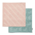 Riviera Maison Keukenhanddoeken 2 stuks, Summer Vibe - Roze| Blauw