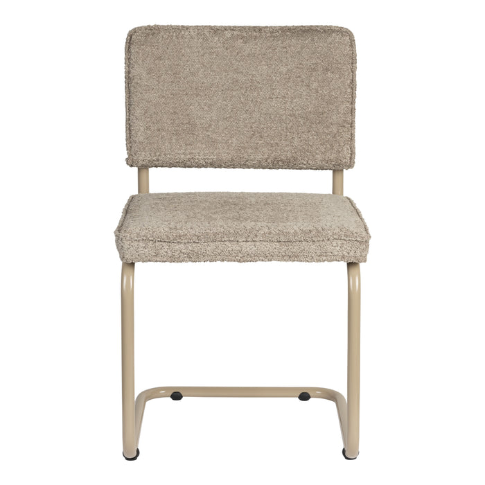 Zuiver Ridge Eetkamerstoel - Bouclé - Beige