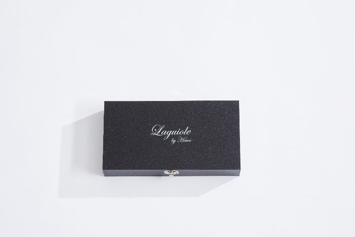 Steakvorken, Set van 6, Olijfhout|RVS, Bruin - In Luxe Giftbox - Lagui