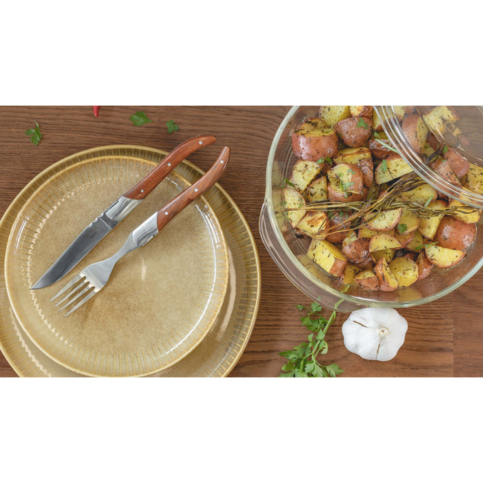 Jay Hill Steakvorken Laguiole - Rozenhout - 6 Stuks