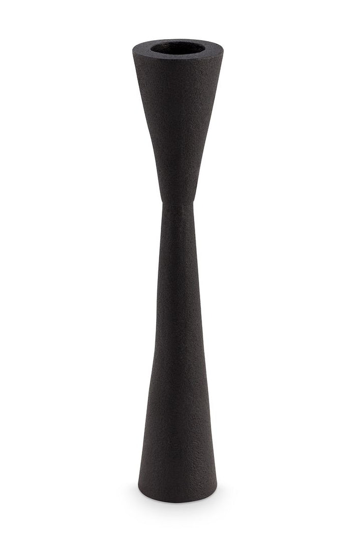 vtwonen Kandelaars - 2 Stuks - Metaal - Zwart - Hoogte 20cm