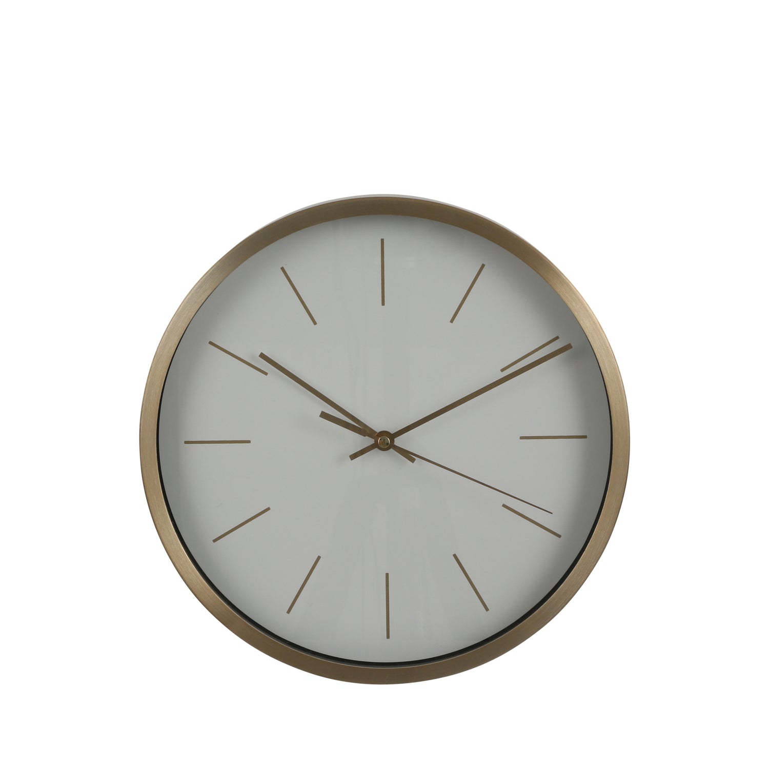 Mica Decorations Bonn Wandklok - Ø25 cm - Wit