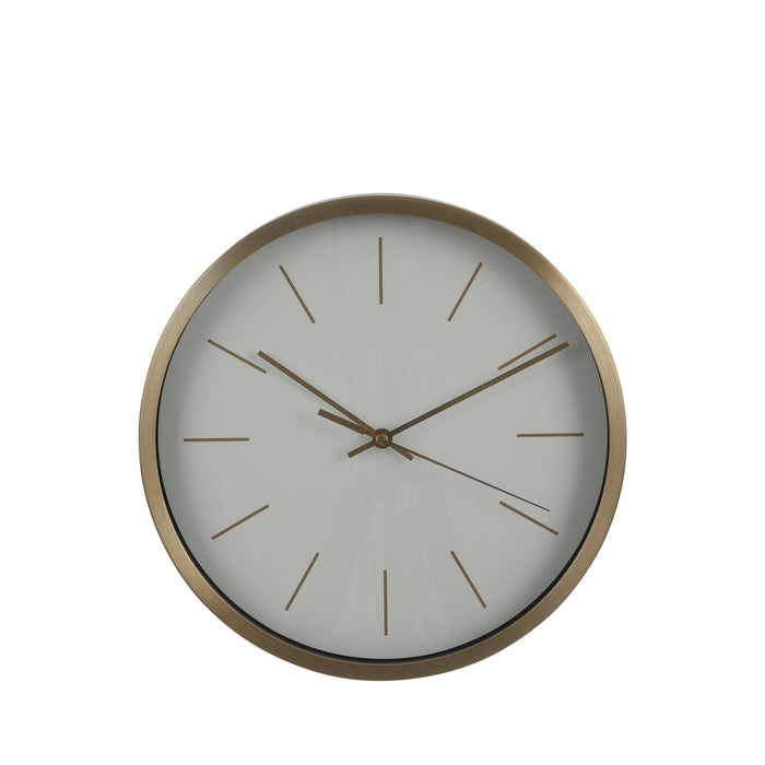 Mica Decorations Bonn Wandklok - Ø25 cm - Wit