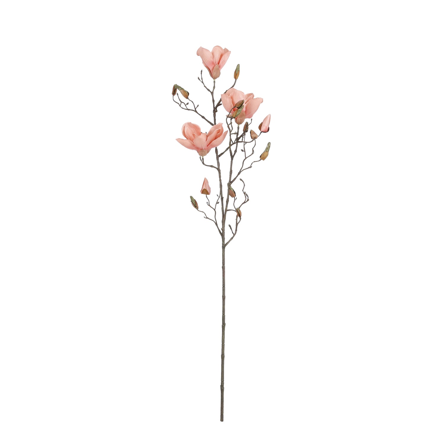 Mica Decorations Magnolia Kunstbloem - H88 cm - Perzik