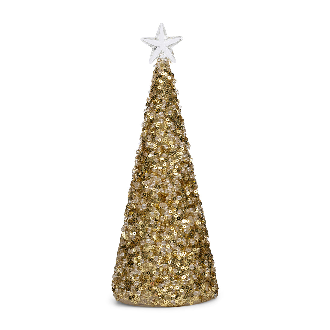 Riviera Maison Kerst Beeldje goud, LED kerstboom - Sparkling Star S