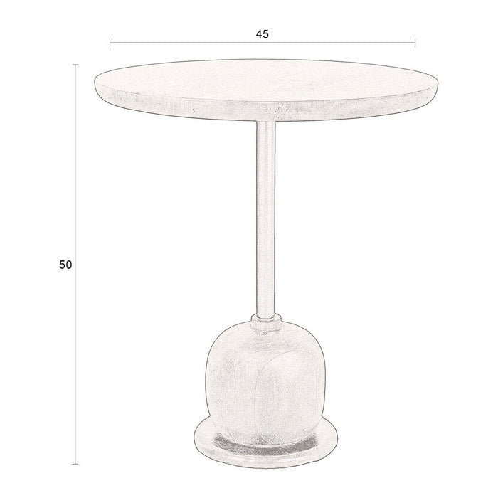 Dutchbone Hazel Bijzettafel Ø 45 cm