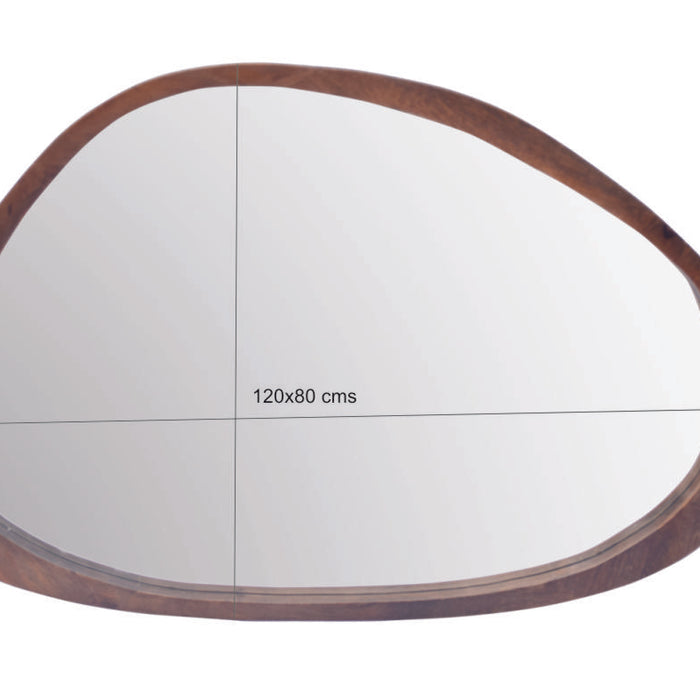 Brix - Spiegels Brix Jaira Walnut - Mangohout