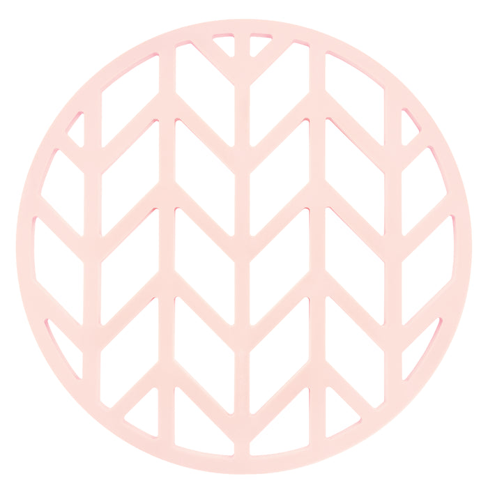 Krumble Pannenonderzetter met pijlen patroon - Roze - Set van 2