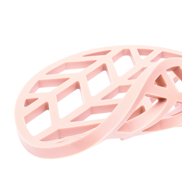 Krumble Pannenonderzetter met pijlen patroon - Roze - Set van 2