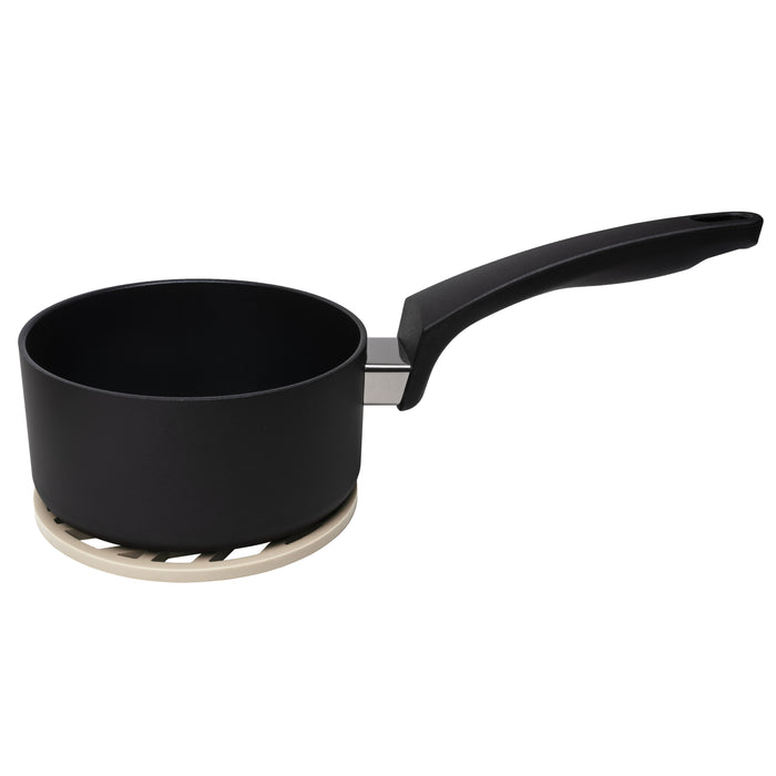 Krumble Pannenonderzetter met pijlen patroon - Beige - Set van 2