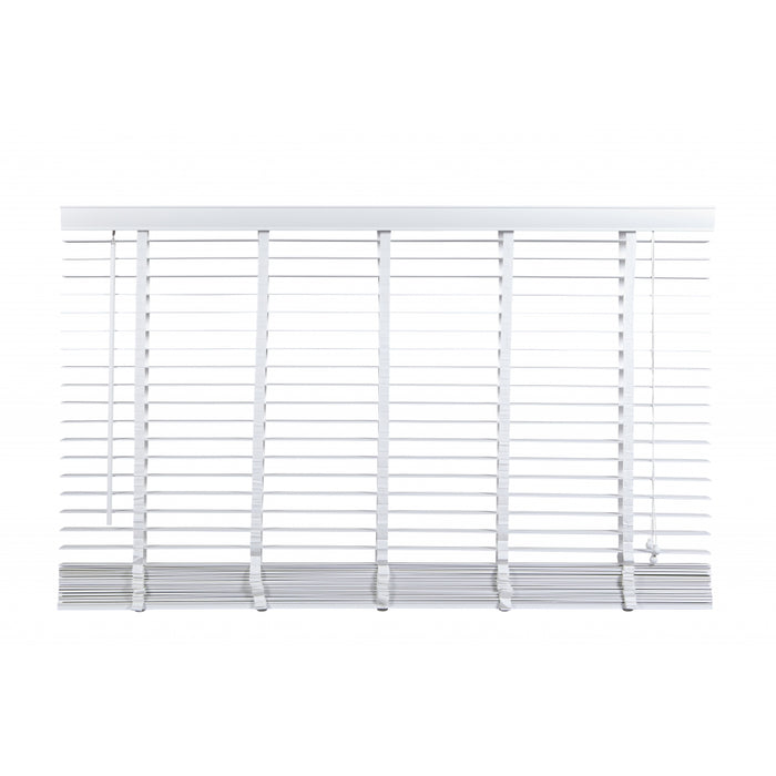 Jaloezie Hout Wit - Hout - 180x180x5cm (BxHxD)