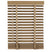 Jaloezie Hout - Hout - Naturel - Hout - 80x210x5cm (BxHxD)