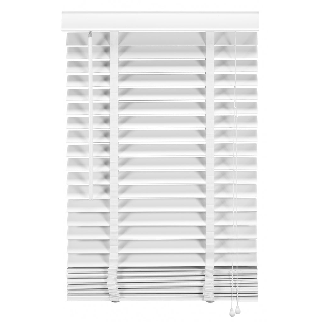 Jaloezie Hout Wit - Hout - 60x180x5cm (BxHxD)