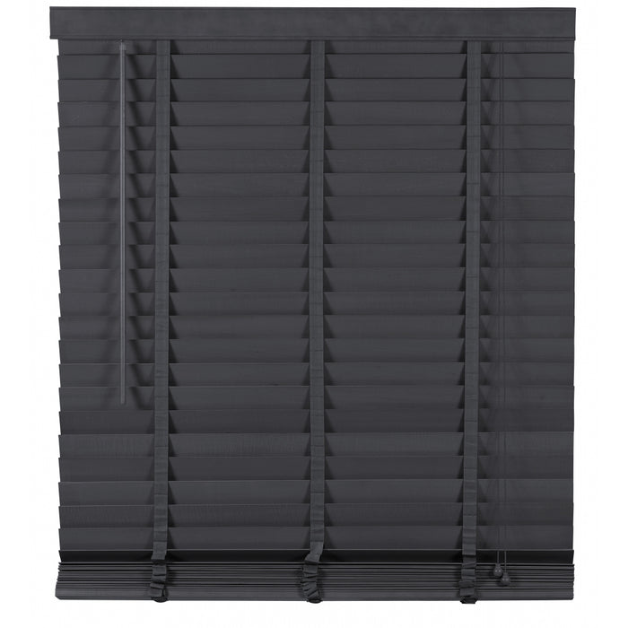 Jaloezie Hout Zwart - Hout - 120x210x5cm (BxHxD)