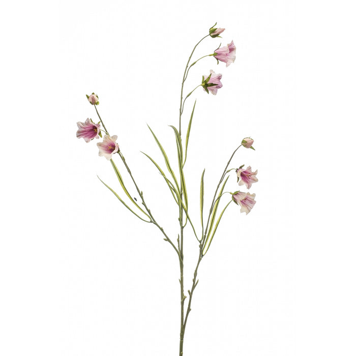 Fleurdirect Kunstbloem Campanula - Roze - Polyester - 0x95x0cm (BxHxD)