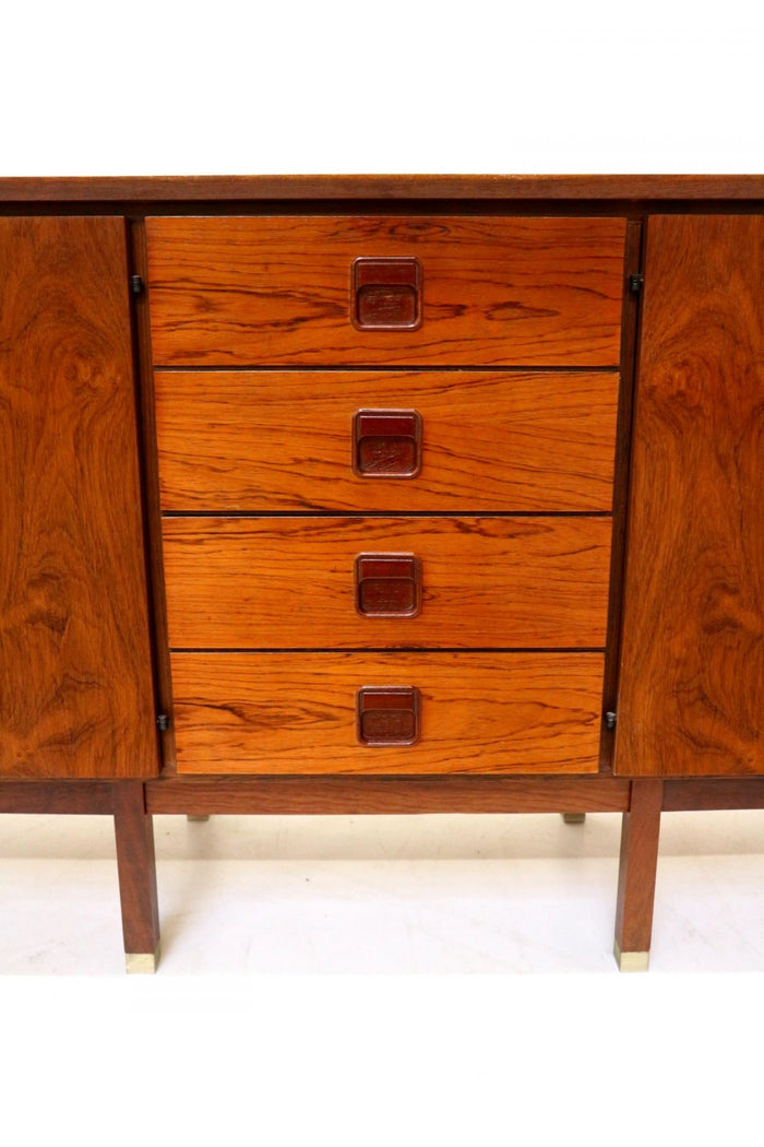 Reliving Groot Exclusief Vintage Palissander Dressoir Van Topform Uit