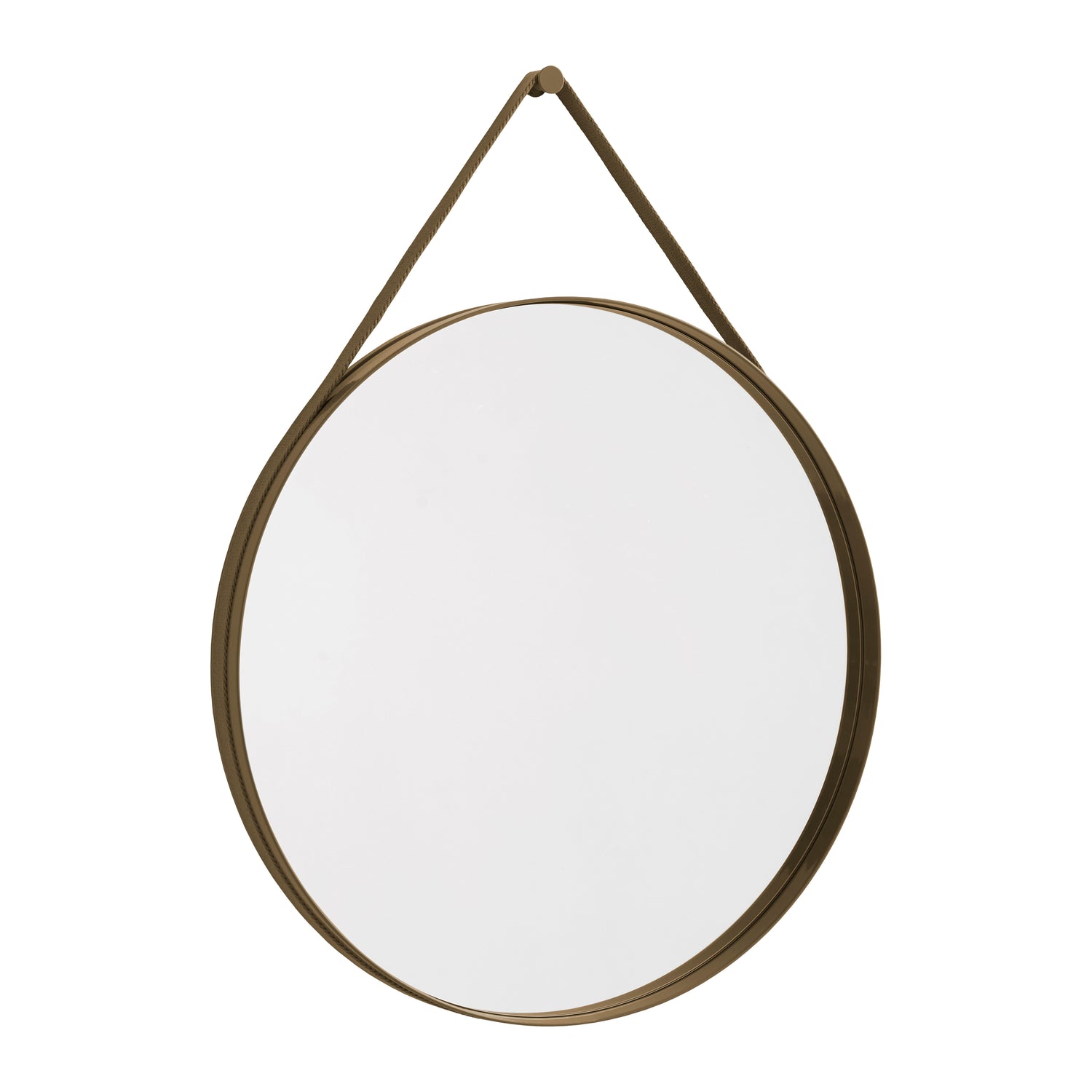 HAY Strap Spiegel Ø 70 cm - Light brown