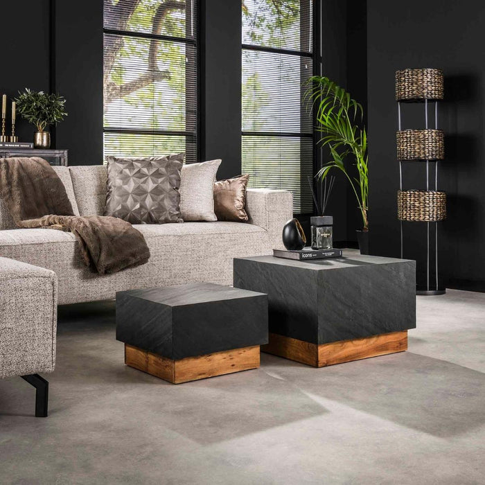 Fraaai - Macaria vierkante salontafels - set van 2