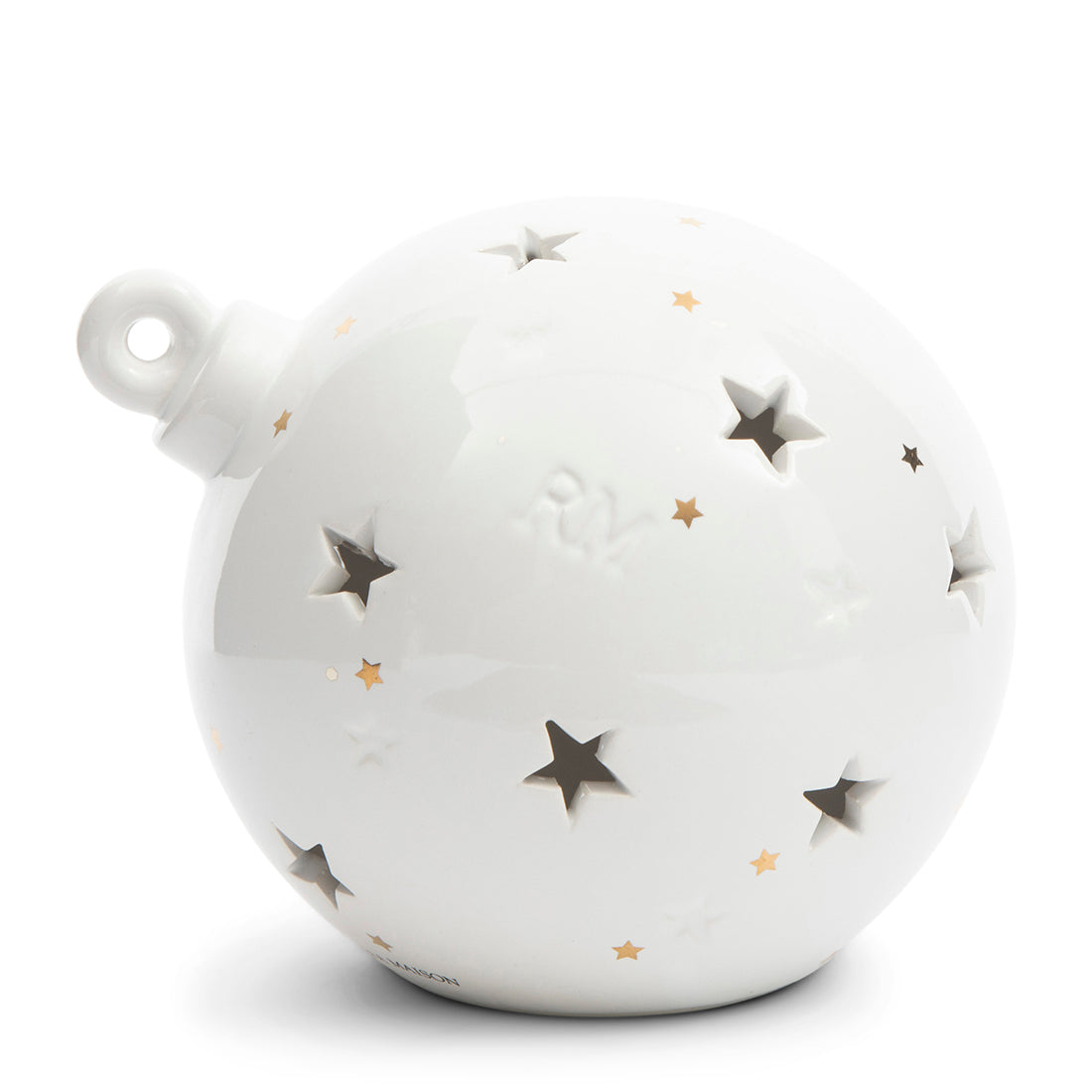 Riviera Maison Waxinelichthouder wit - RM Starry Christmas Bauble