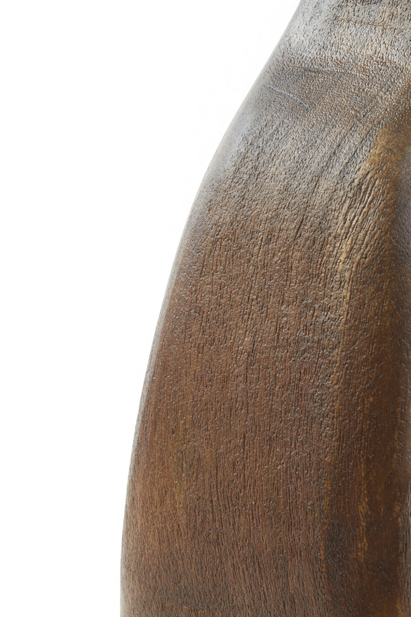 Light&living Lampvoet 14x12x58 cm DJANGO hout mat roodbruin