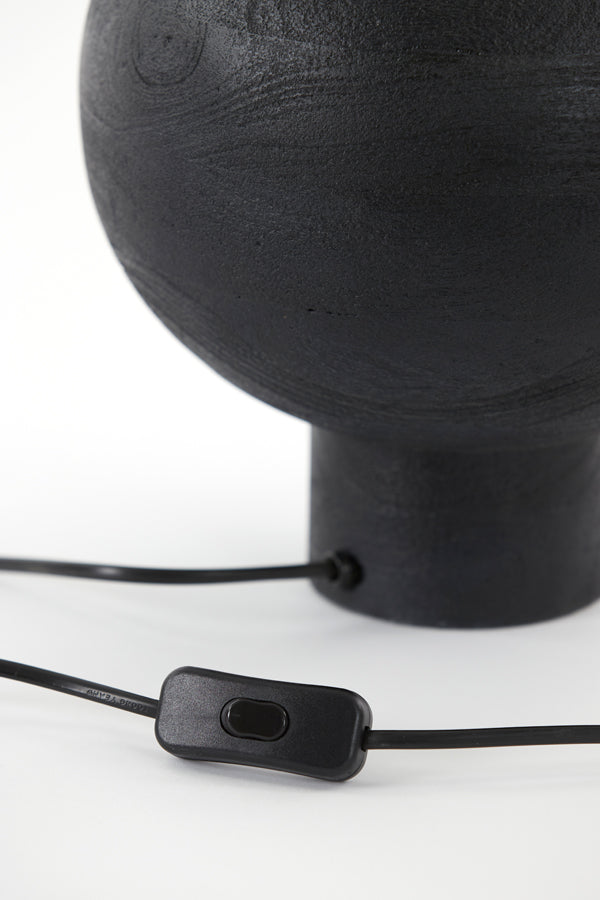 Light & Living Light&living Lampvoet Ø23x42 cm BARUMI hout mat zwart