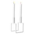 Audo Copenhagen Kubus Line kandelaar wit