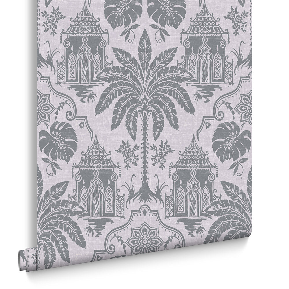 Graham & Brown vliesbehang Imperial Grey grijs