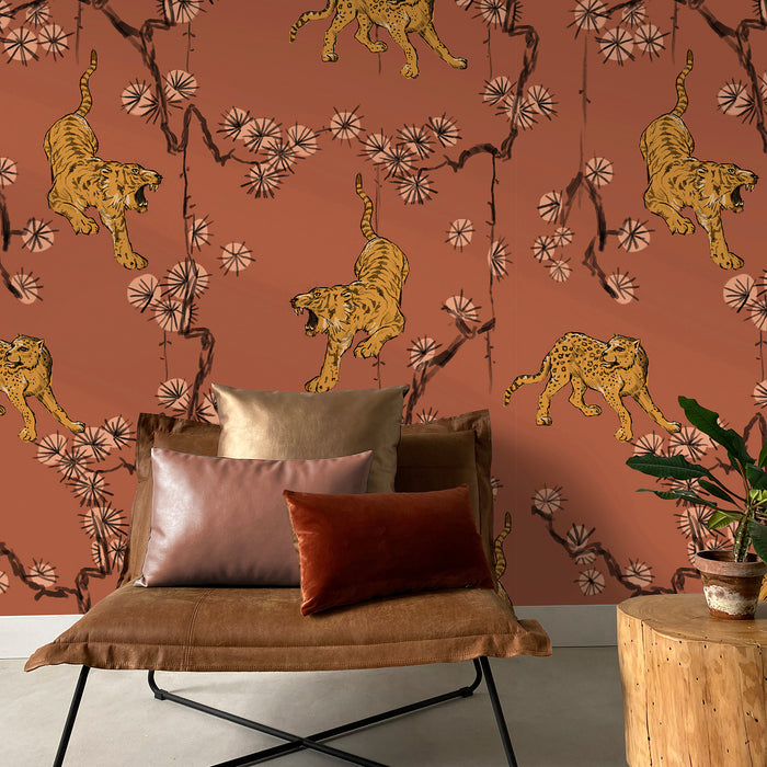 Stapelgoed Fotobehang | Panter Pink - Roze - 280x150cm