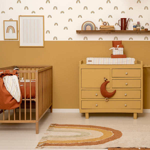 Little Dutch Vintage Little Rainbows Behang Kinderkamer - Regenboog -
