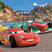 Disney fotobehang Cars bruin, rood en groen - 360 x 254 cm - 600361