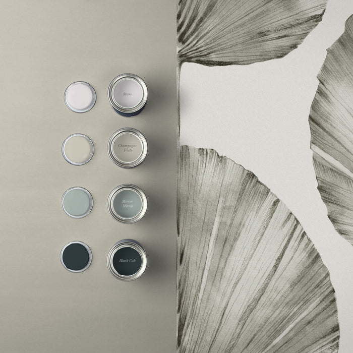 Graham & Brown Vliesbehang - Palm Fan Stone - 10mx52cm