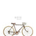 ESTAhome fotobehang oude fiets wit, bruin en beige - 232,5 cm x 2,79 m