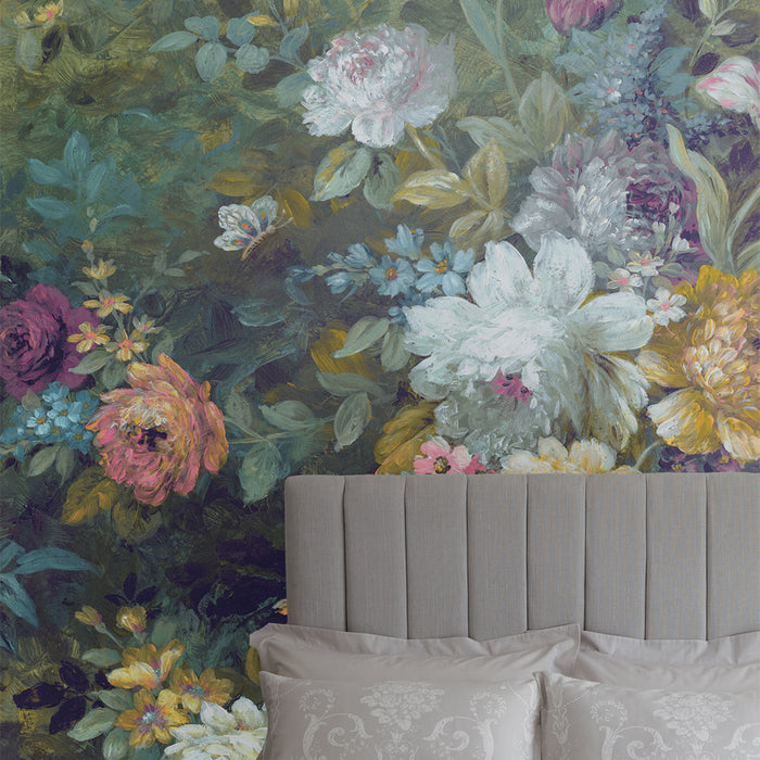 Laura Ashley Mathilde Fotobehang - Bloemen - 280x300cm - Multi