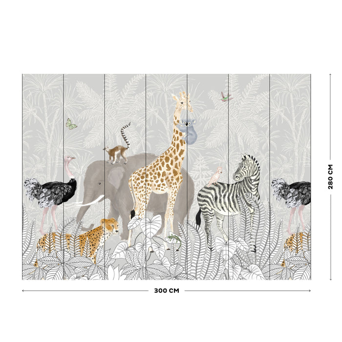 Art for the Home Kids Jungle Fotobehang 280x300 cm