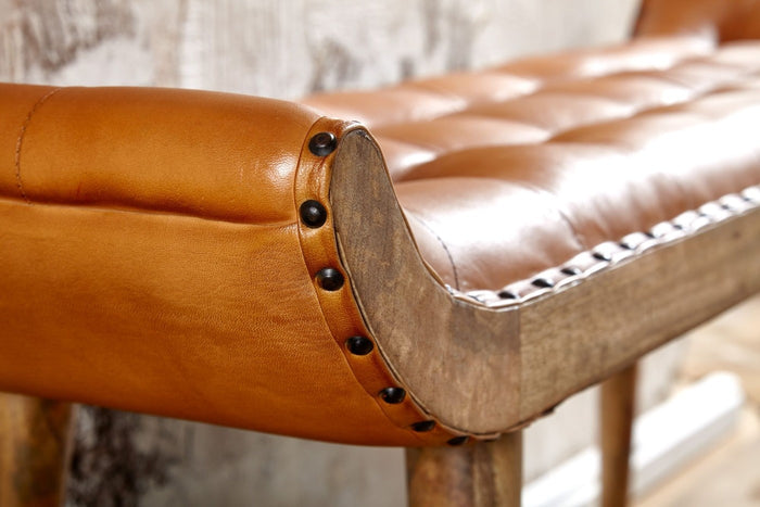 Sky Style Chesterfield Halbank Leder