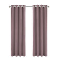 LW Collection Kant en klaar gordijnen roze 290x270cm