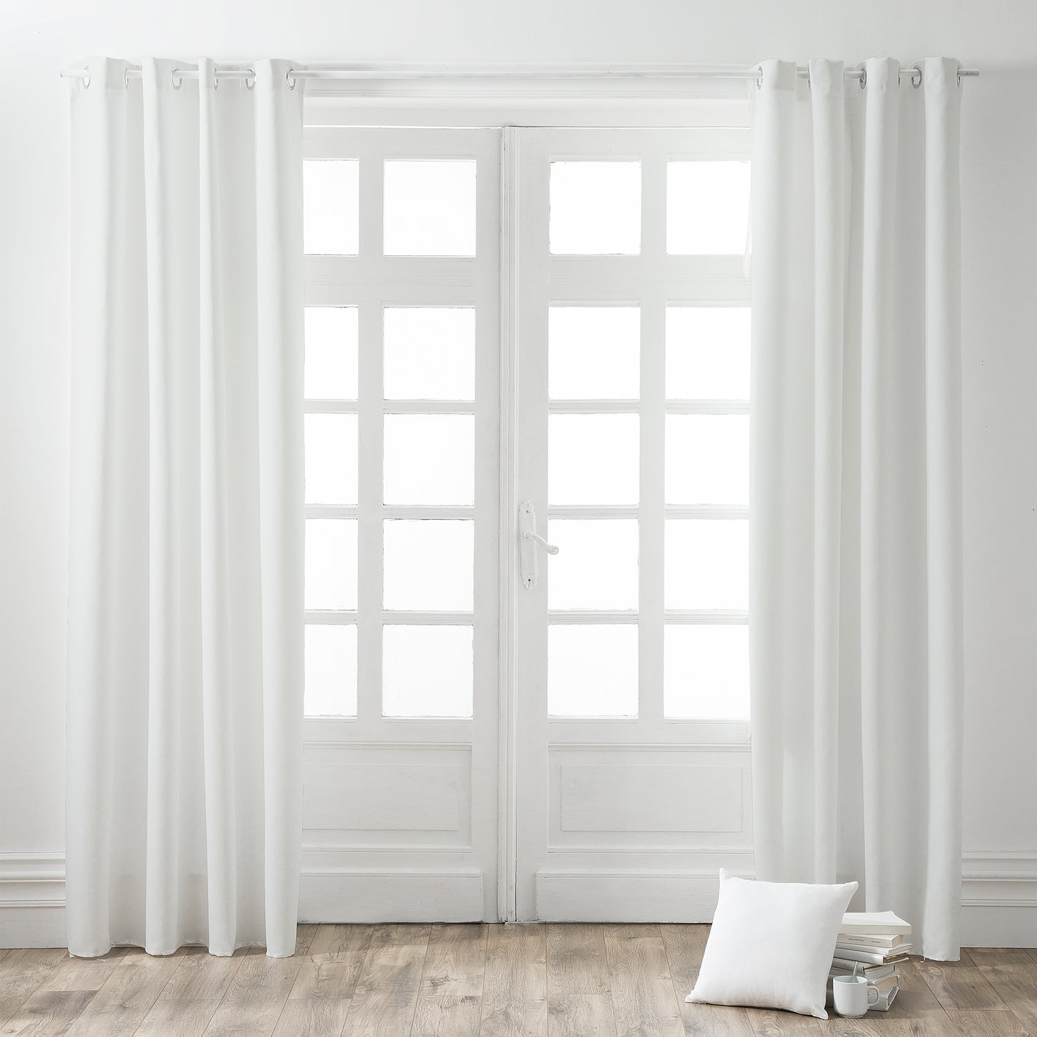 Kant en Klaar Gordijn Semi-Verduisterend Wit - 140cm x 260cm