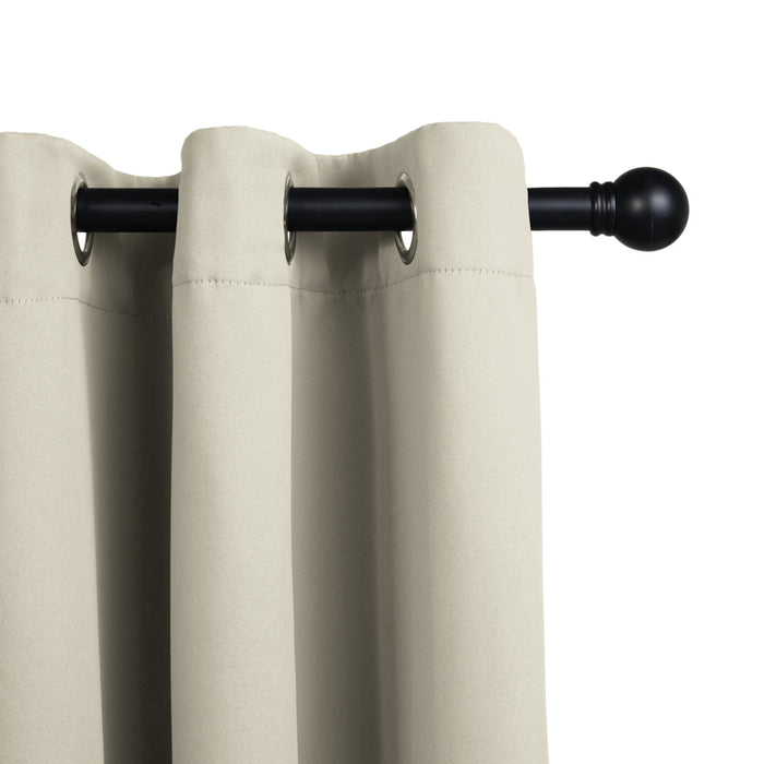 Lifa Living Geluidswerende en Verduisterende Gordijnen in Beige, 300 x