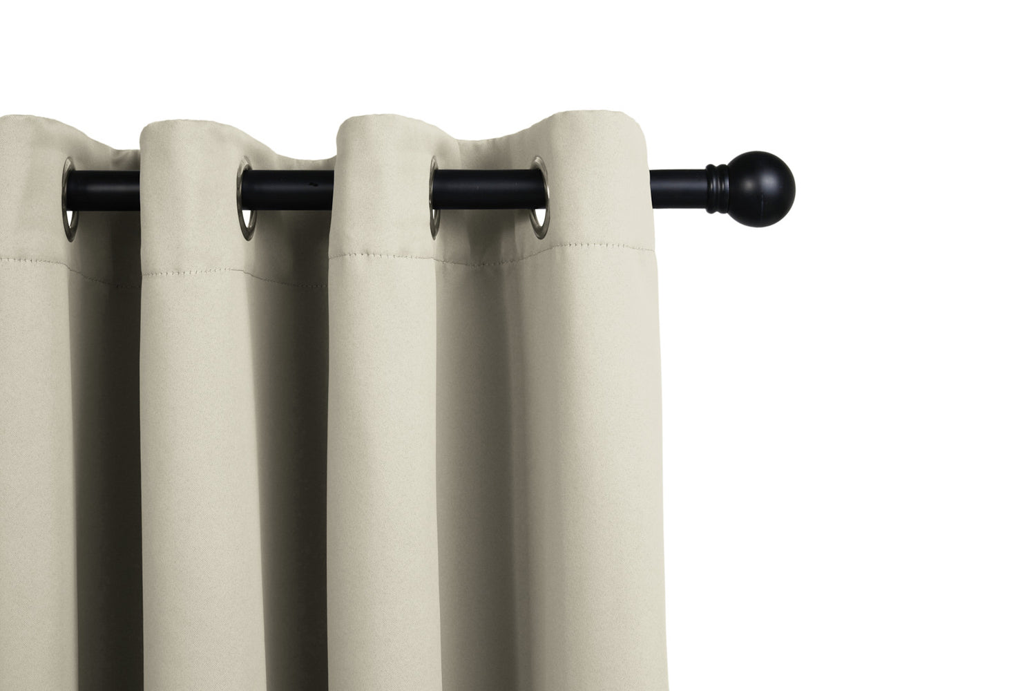 Lifa Living Geluidswerende en Verduisterende Gordijnen in Beige, 300 x