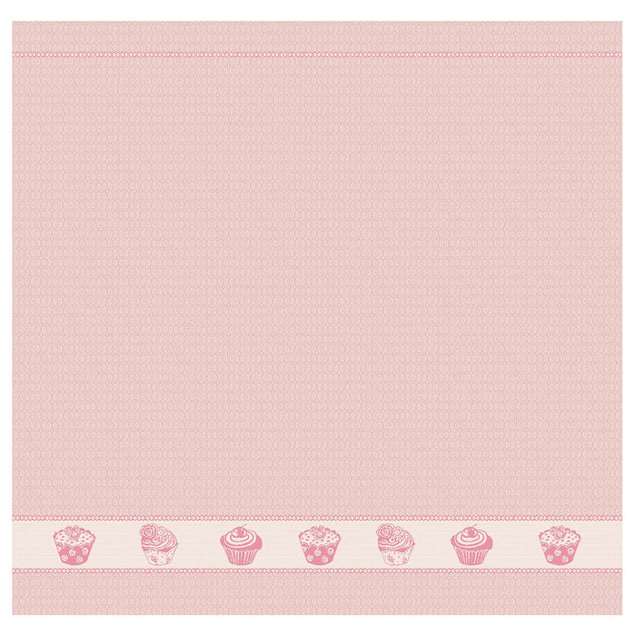 DDDDD theedoek Bakery - 60x65 cm - Pink - 6 stuks