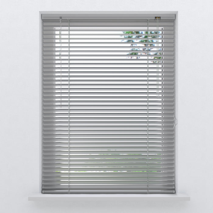 Aluminium Jaloezie - 25 mm - Easy Silver - 110 x 250