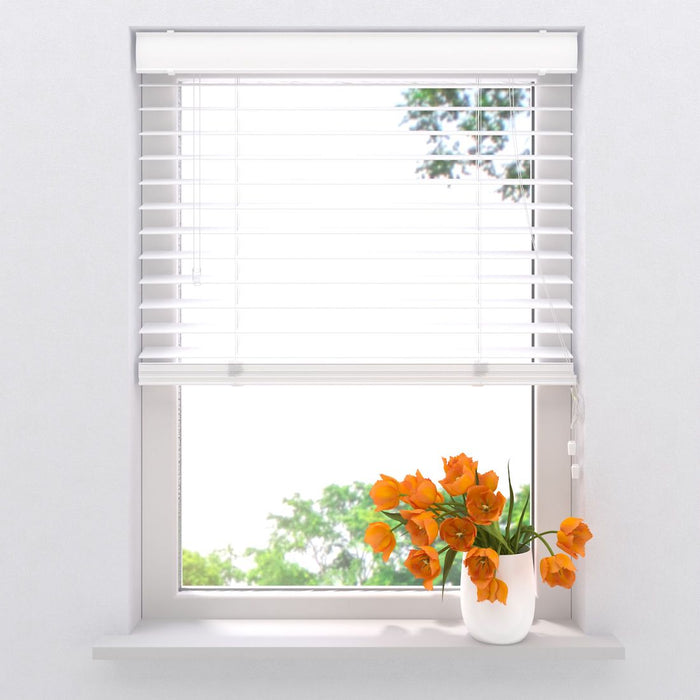 Kunststof Jaloezie - 50 mm - Easy White - 90 x 240