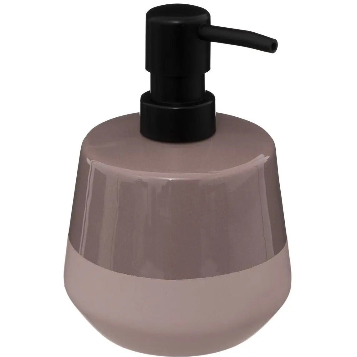 Five Zeeppompje van keramiek - taupe - 440 ml - zeepdispenser