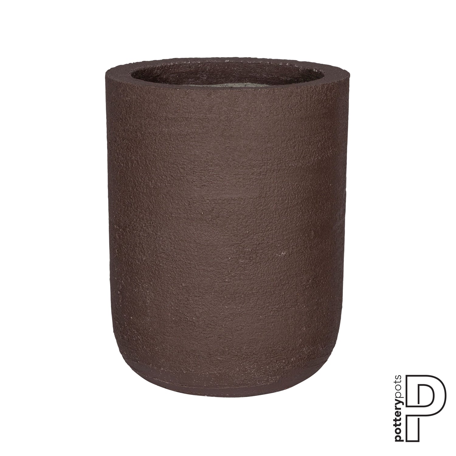 Pottery Pots Bloempot-Plantenbak Dice Dark brown-Bruin D 45 cm H 60 cm