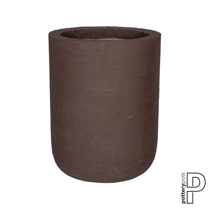 Pottery Pots Bloempot-Plantenbak Dice Dark brown-Bruin D 45 cm H 60 cm