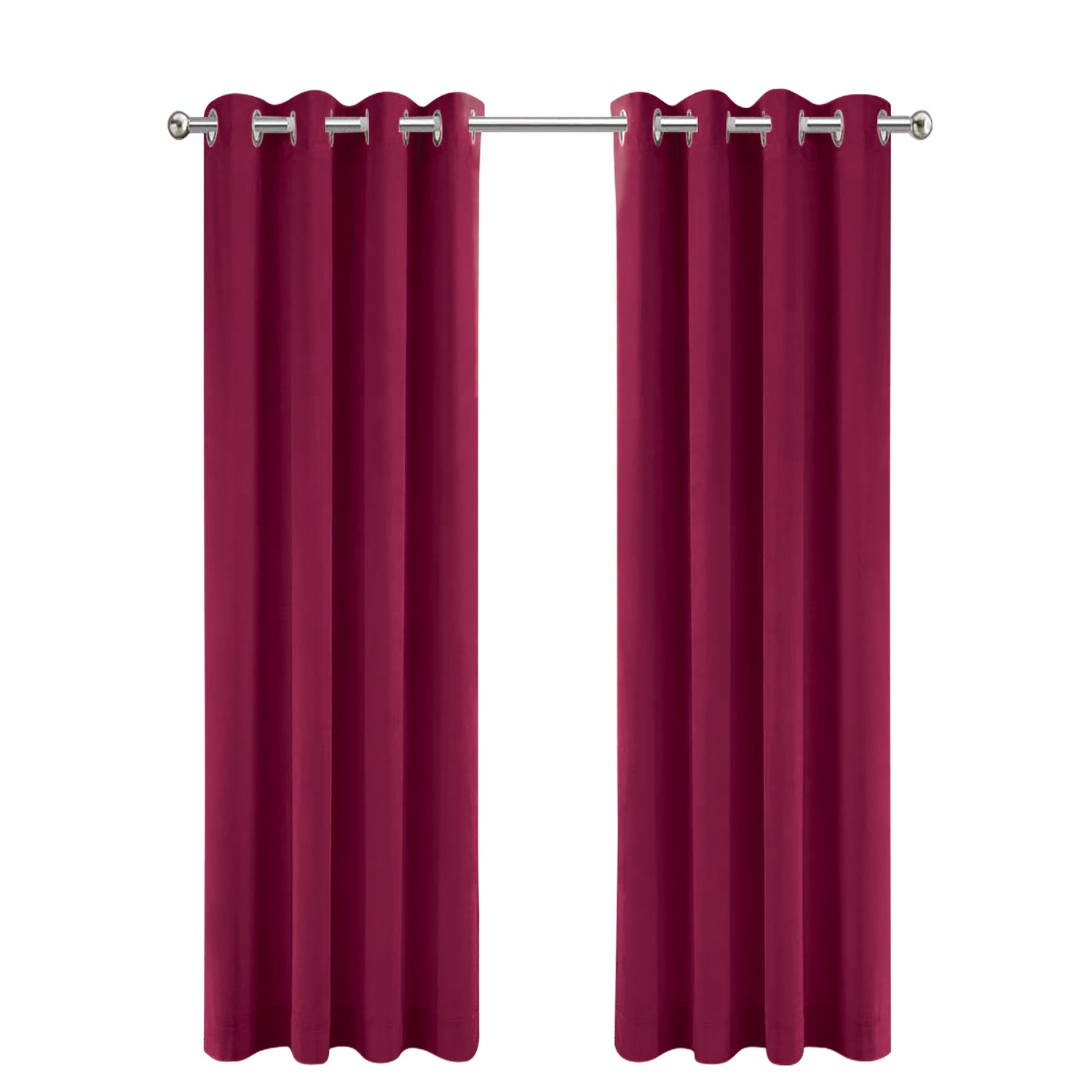 LW Collection Kant en klaar gordijnen rood 140x225cm