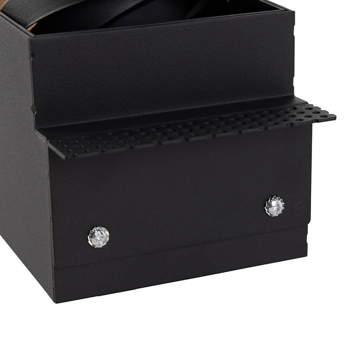 QAZQA Inbouwspot zwart GU10 AR70 trimless - Oneon