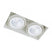 LT-Luce Inbouwspot 2 Lichts Wit Trimless 15Watt Led Incl. Stucrand