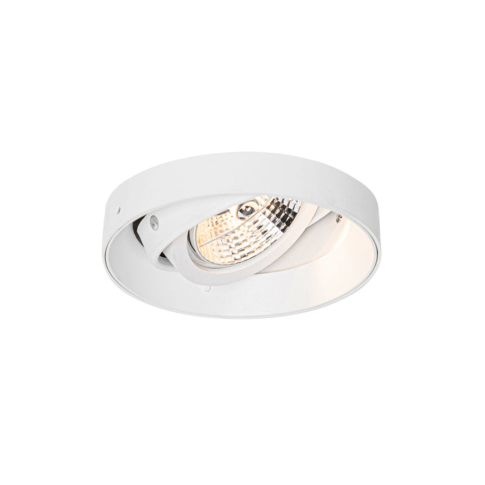 QAZQA Moderne inbouwspot wit GU10 AR70 rond trimless - Oneon